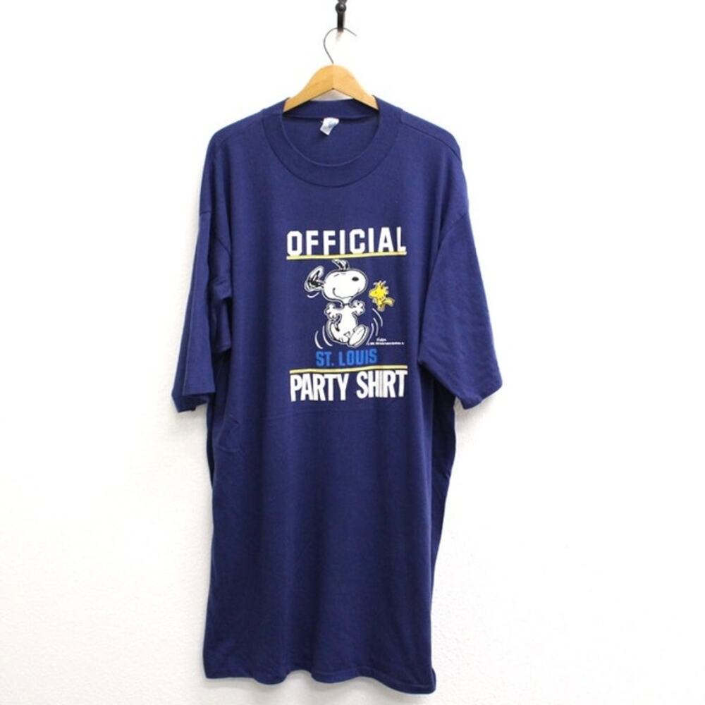 Vintage Snoopy Official Party Shirt St Louis Night T Shirt XXXL 3X